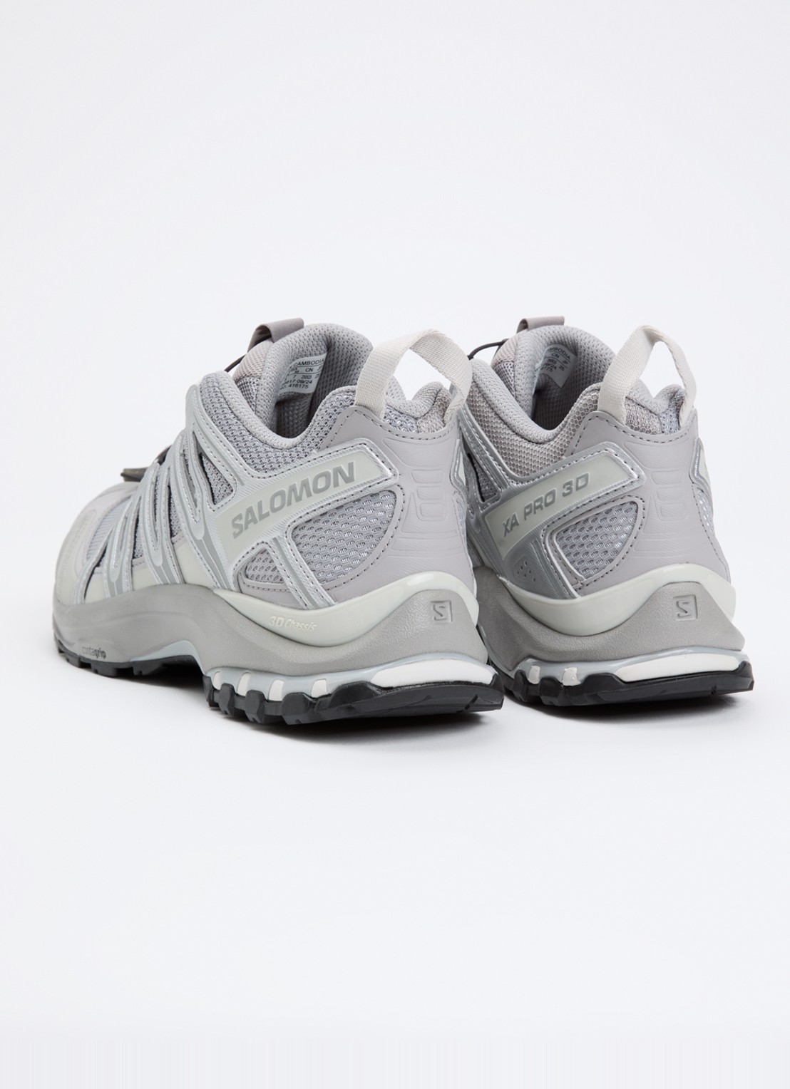 Salomon XA Pro 3D sneaker met details van mesh - achterkant 6 grijs
