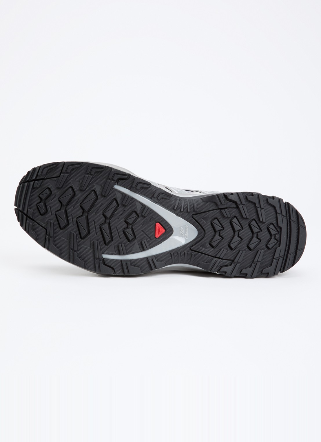 Salomon XA Pro 3D sneaker met details van mesh - detail 3 grijs