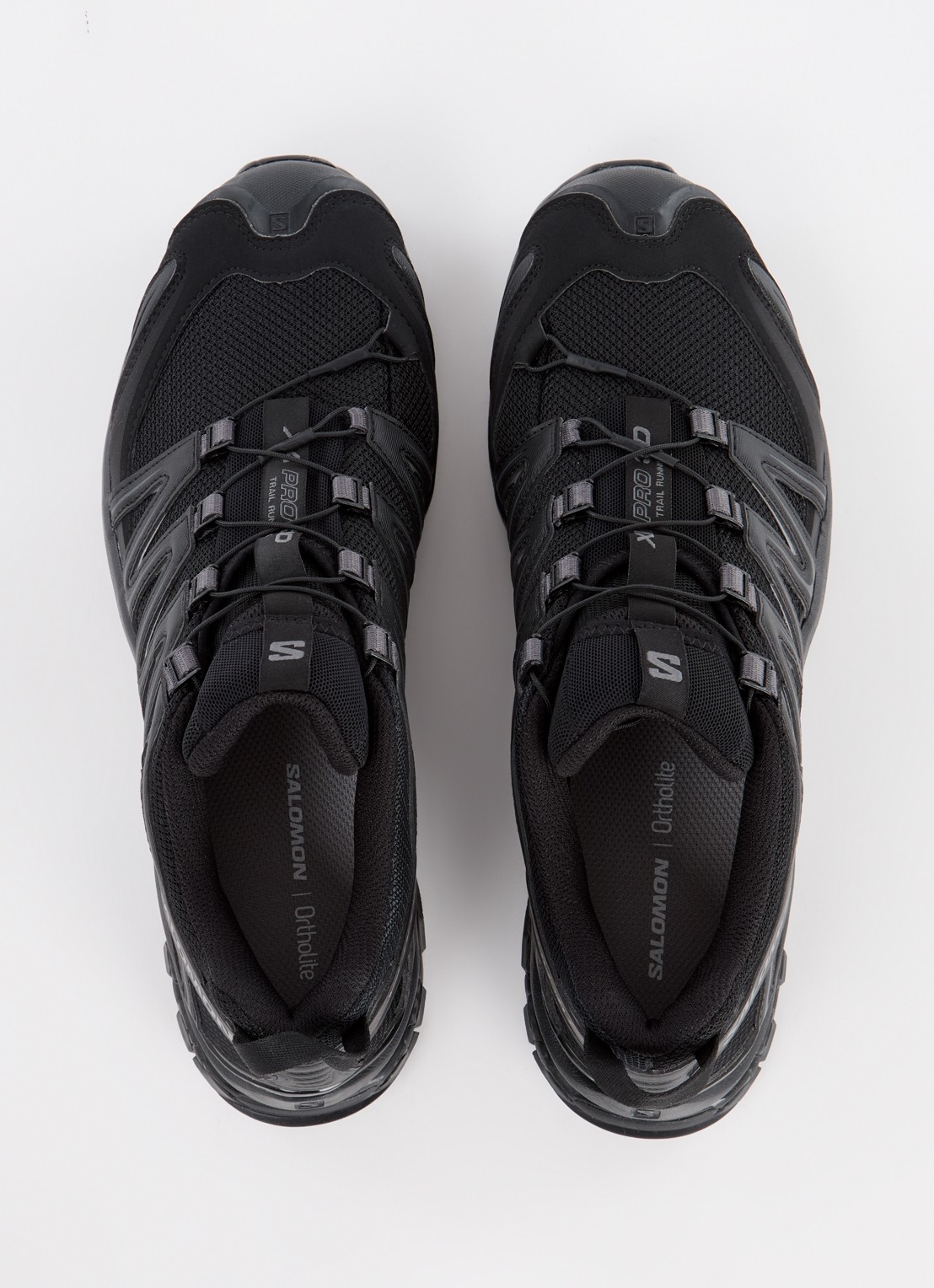 Salomon XA Pro 3D sneaker met details van mesh - detail 2 zwart