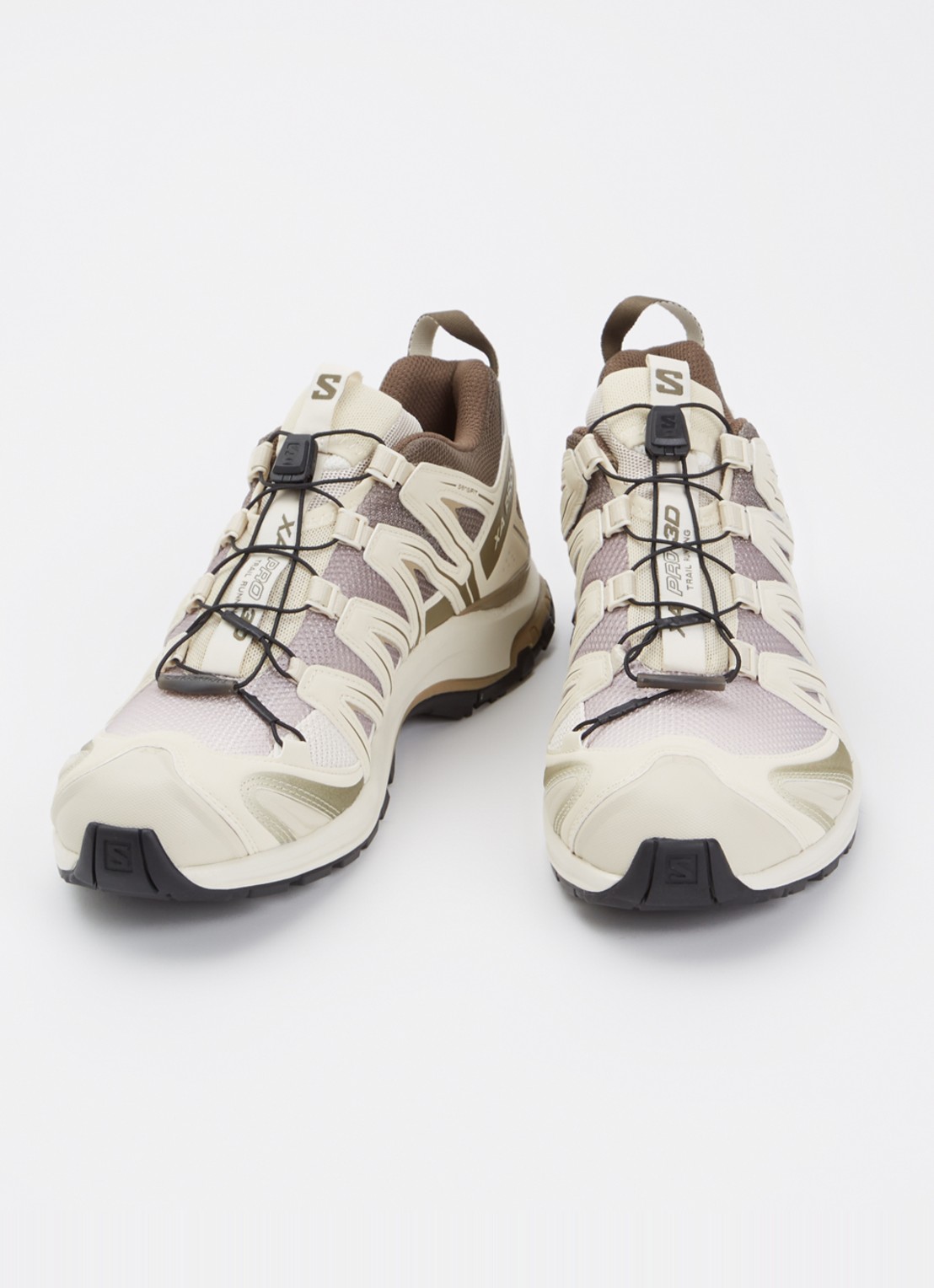Salomon XA Pro 3D sneaker met mesh details - detail 2 khaki