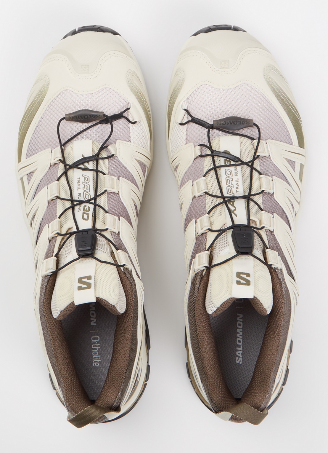Salomon XA Pro 3D sneaker met mesh details - detail 3 khaki