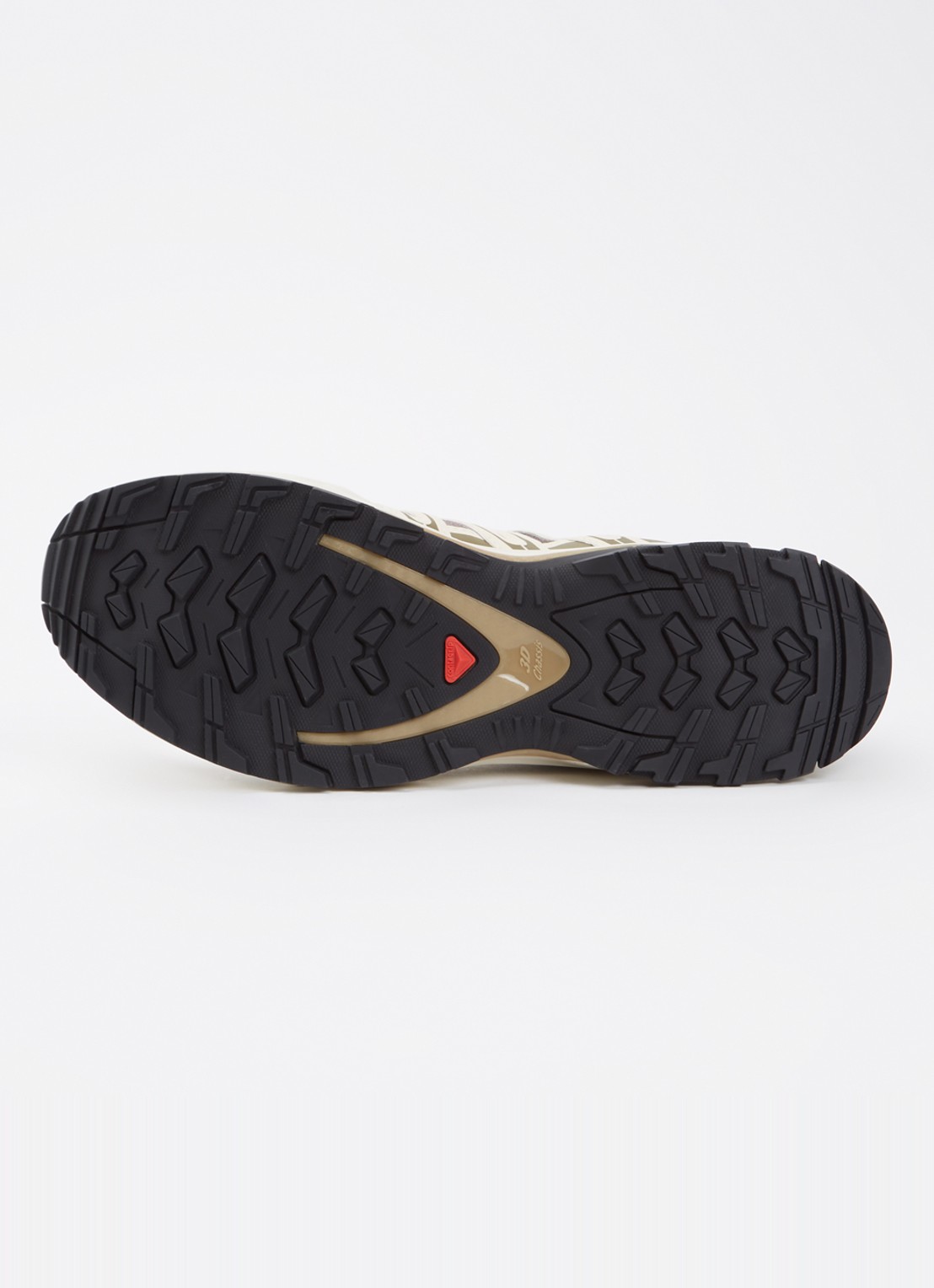Salomon XA Pro 3D sneaker met mesh details - detail 4 khaki