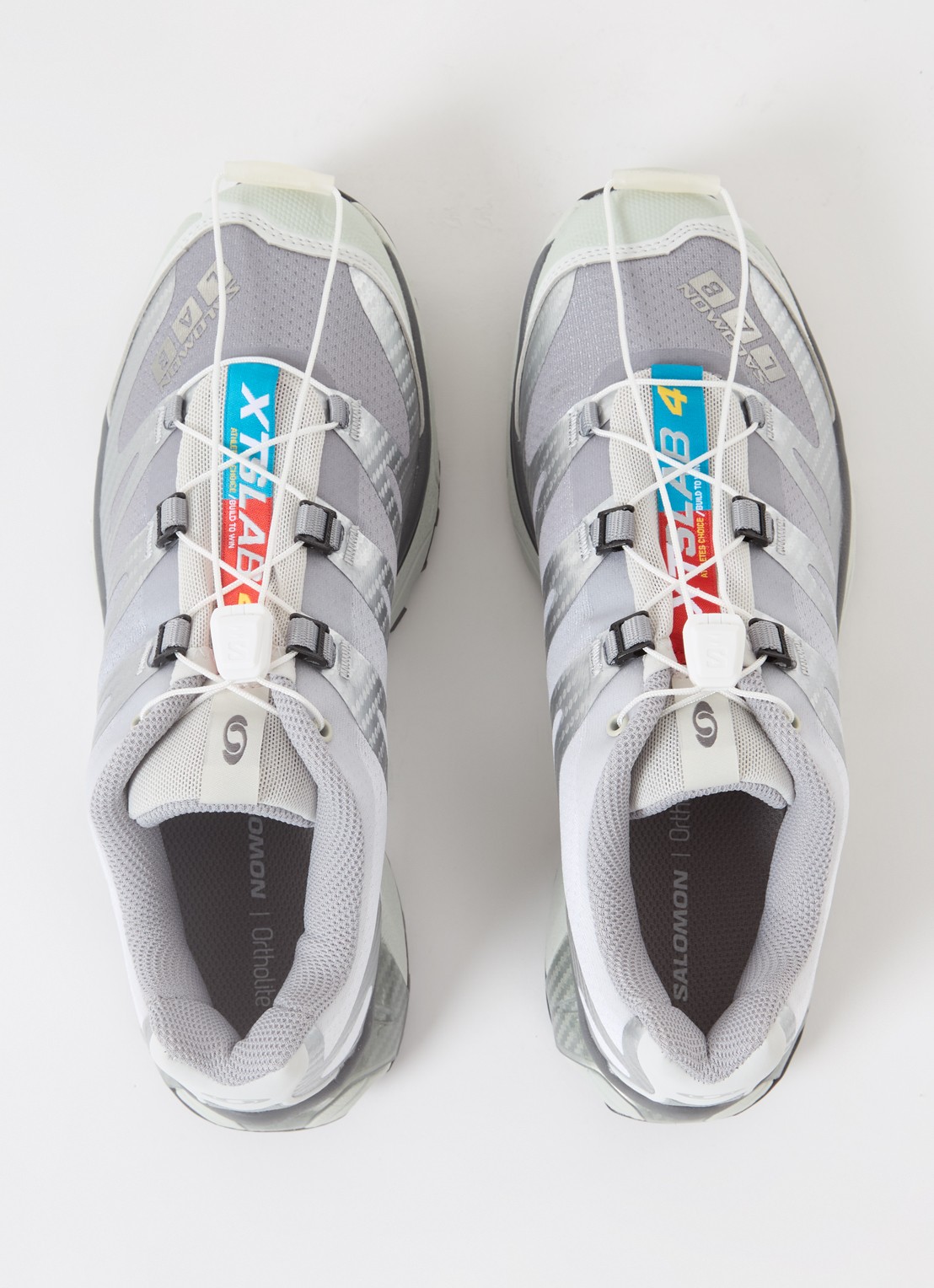 Salomon XT-4 OG sneaker met mesh details - detail 4 zilver