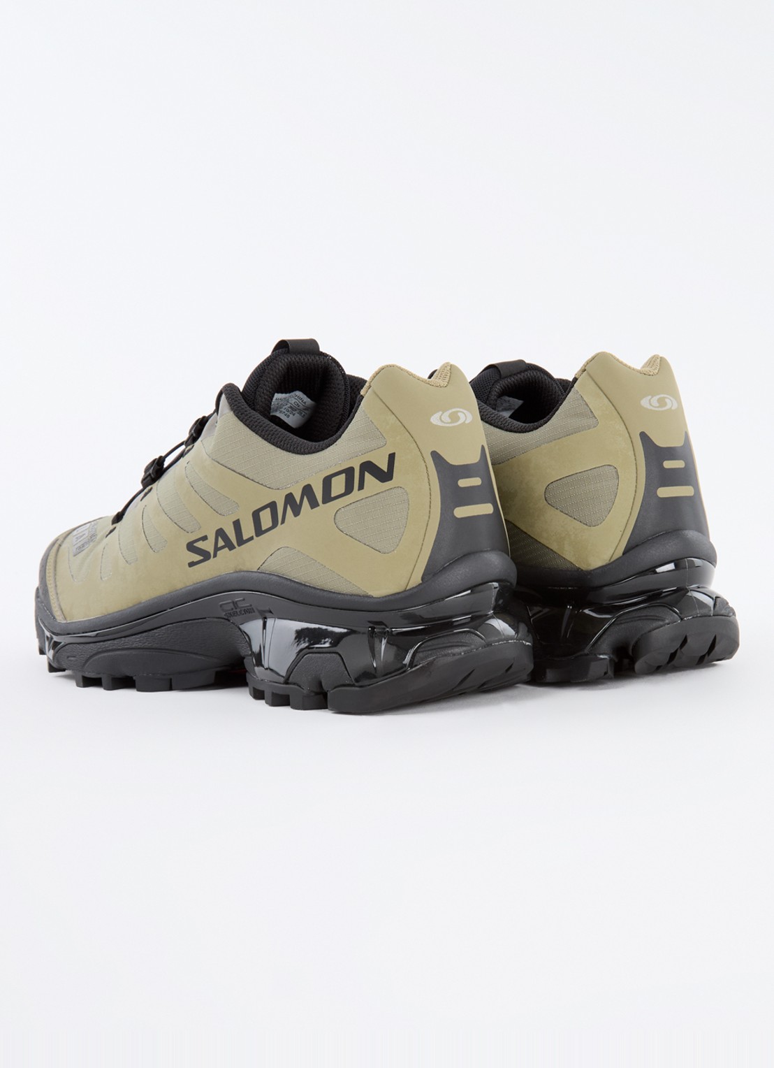 Salomon XT-4 OG sneaker met mesh details - achterkant mosgroen
