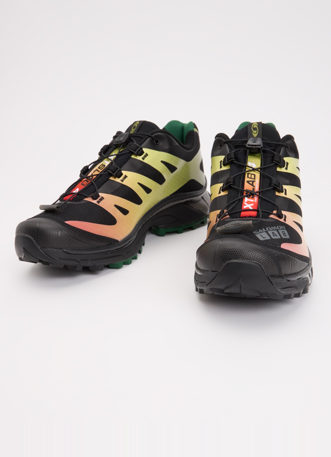 Salomon XT-4 OG sneaker met mesh details - detail 2 groen