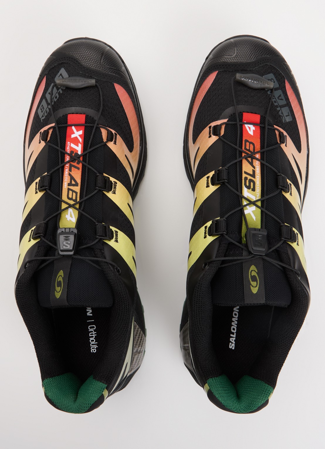 Salomon XT-4 OG sneaker met mesh details - detail 3 groen