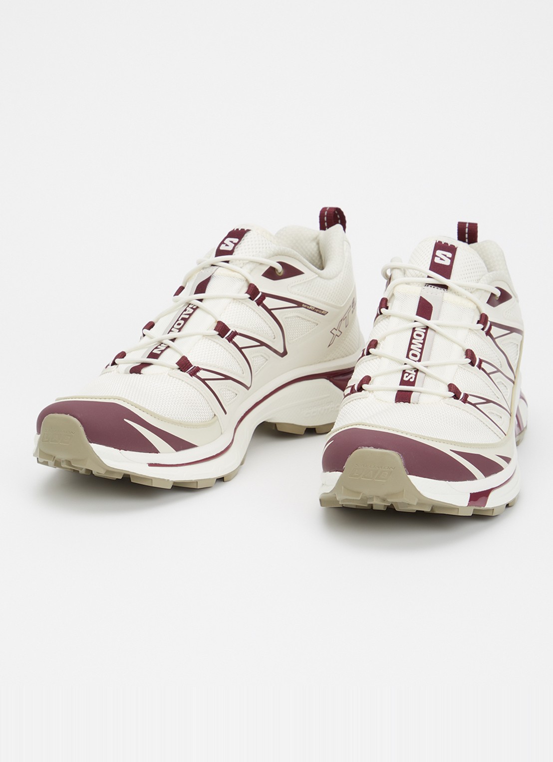 Salomon XT-6 Expanse sneaker met mesh details - detail 3 gebroken wit