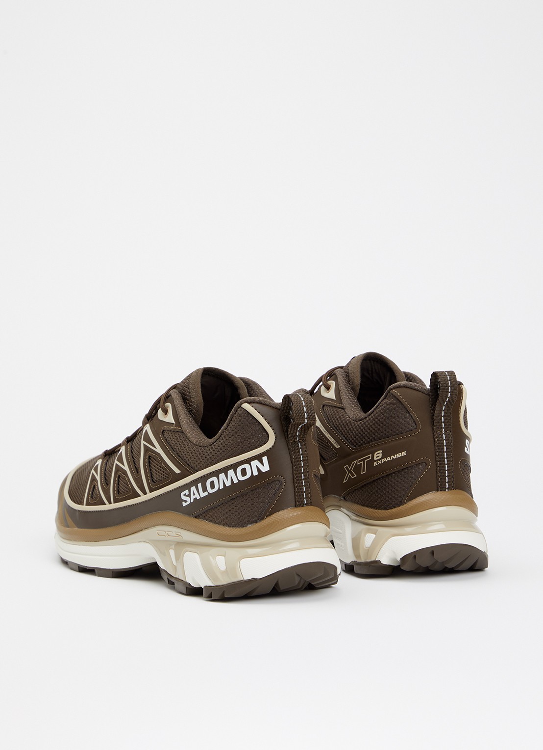 Salomon XT-6 Expanse sneaker met mesh details - achterkant 5 bruin