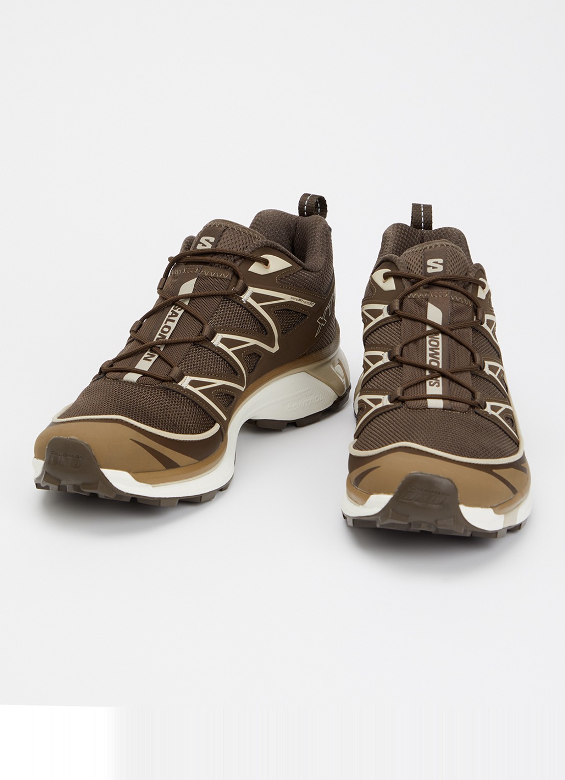 Salomon XT-6 Expanse sneaker met mesh details - detail 2 bruin