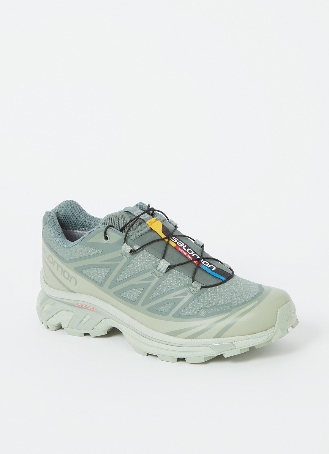 Salomon XT-6 Gore-Tex sneaker met logo - voorkant 5 mint