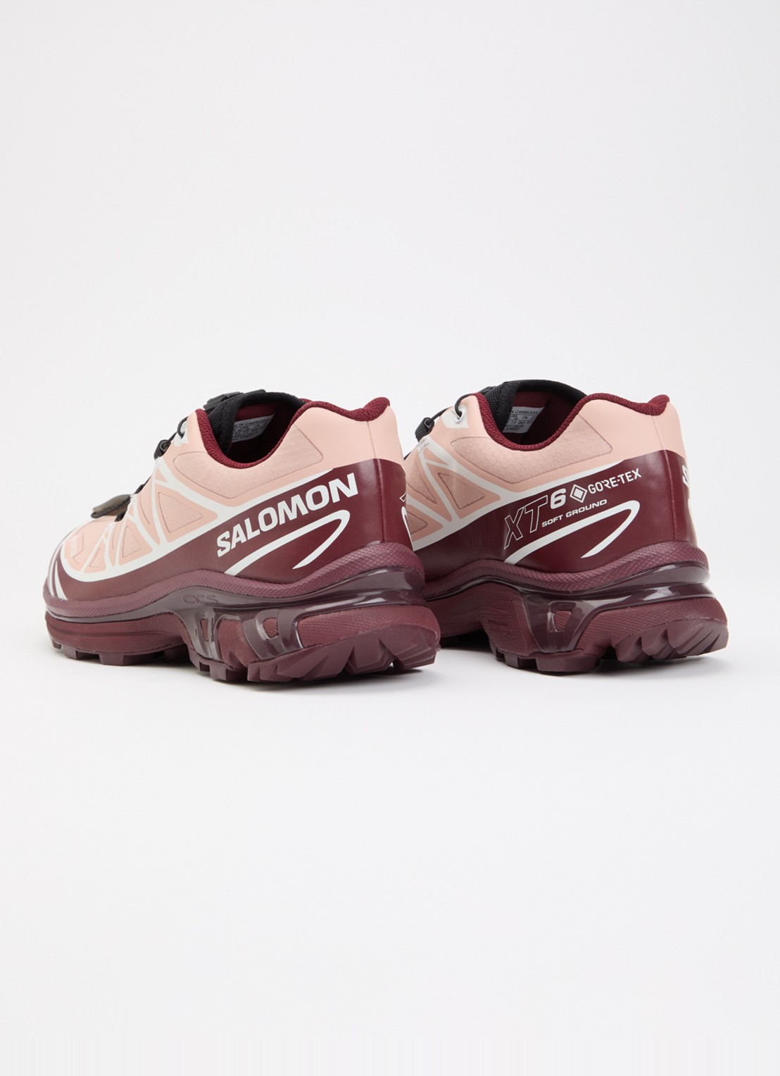 Salomon XT-6 GTX sneaker met mesh details - achterkant 9 bordeauxrood