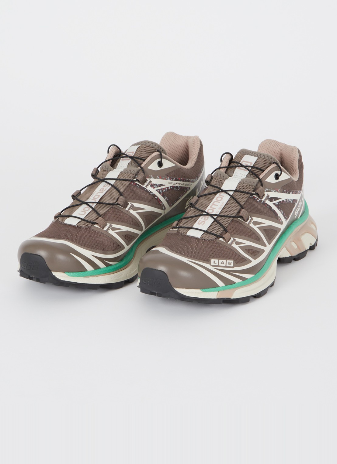 Salomon XT-6 Mindful 2 sneaker met logo - detail bruin