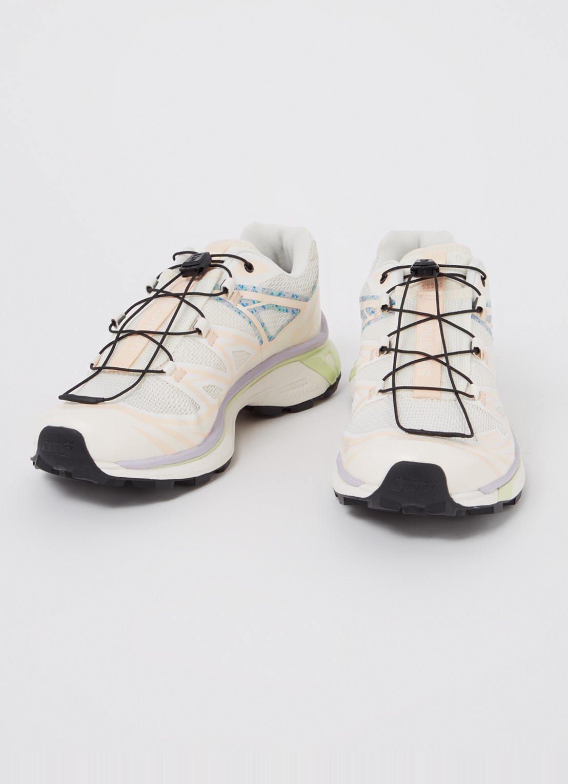 Salomon XT-6 Mindful 3 sneaker met mesh details - detail creme
