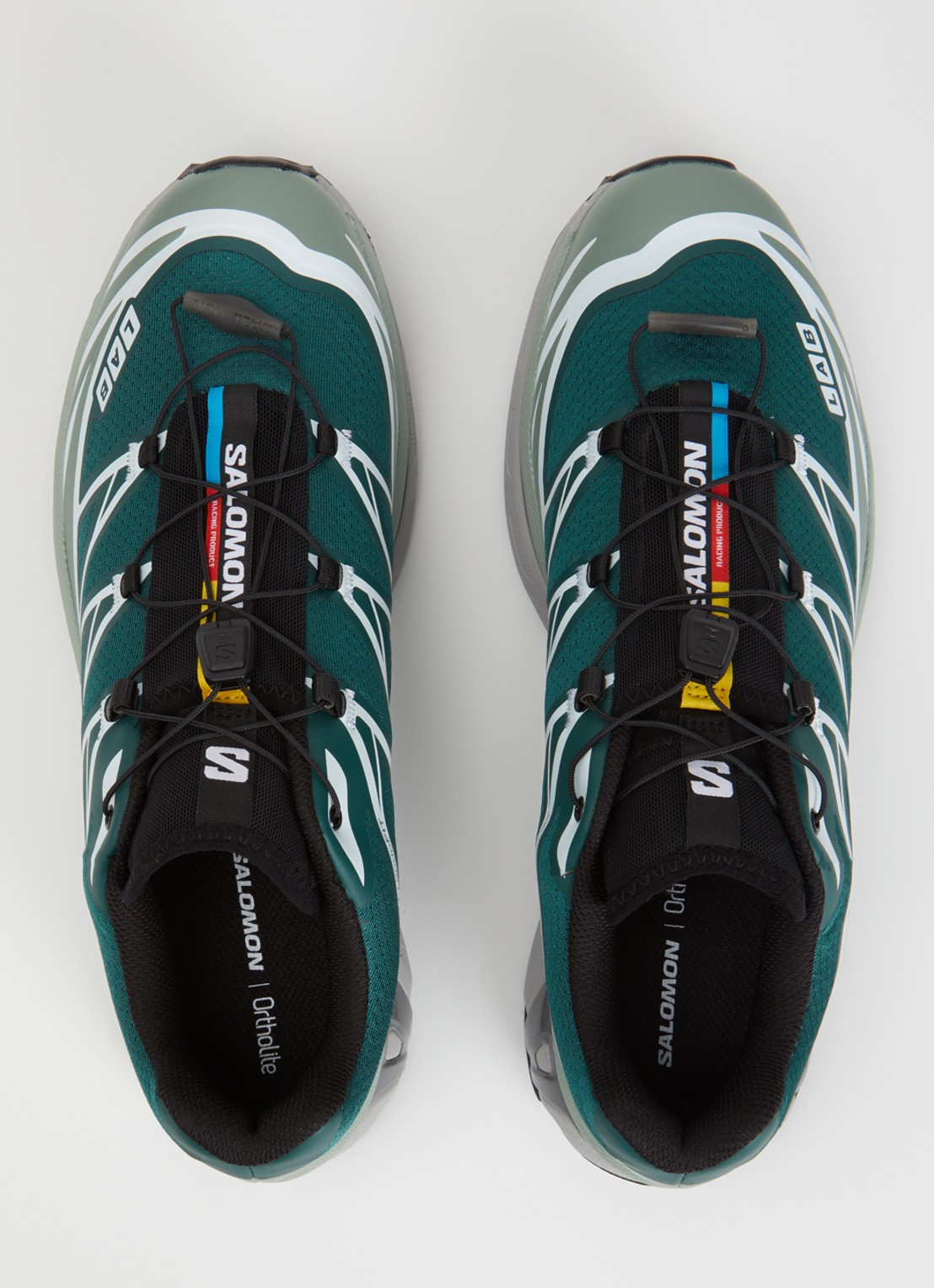 Salomon XT-6 sneaker met logo - detail 2 donkergroen