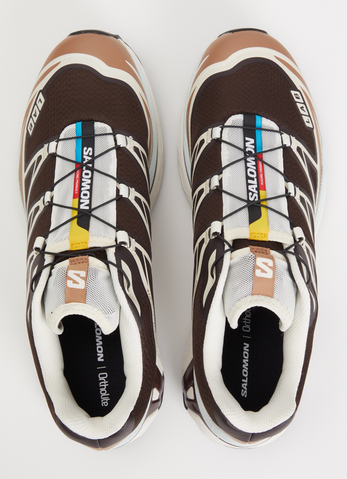 Salomon XT-6 sneaker met logo - detail 3 bruin