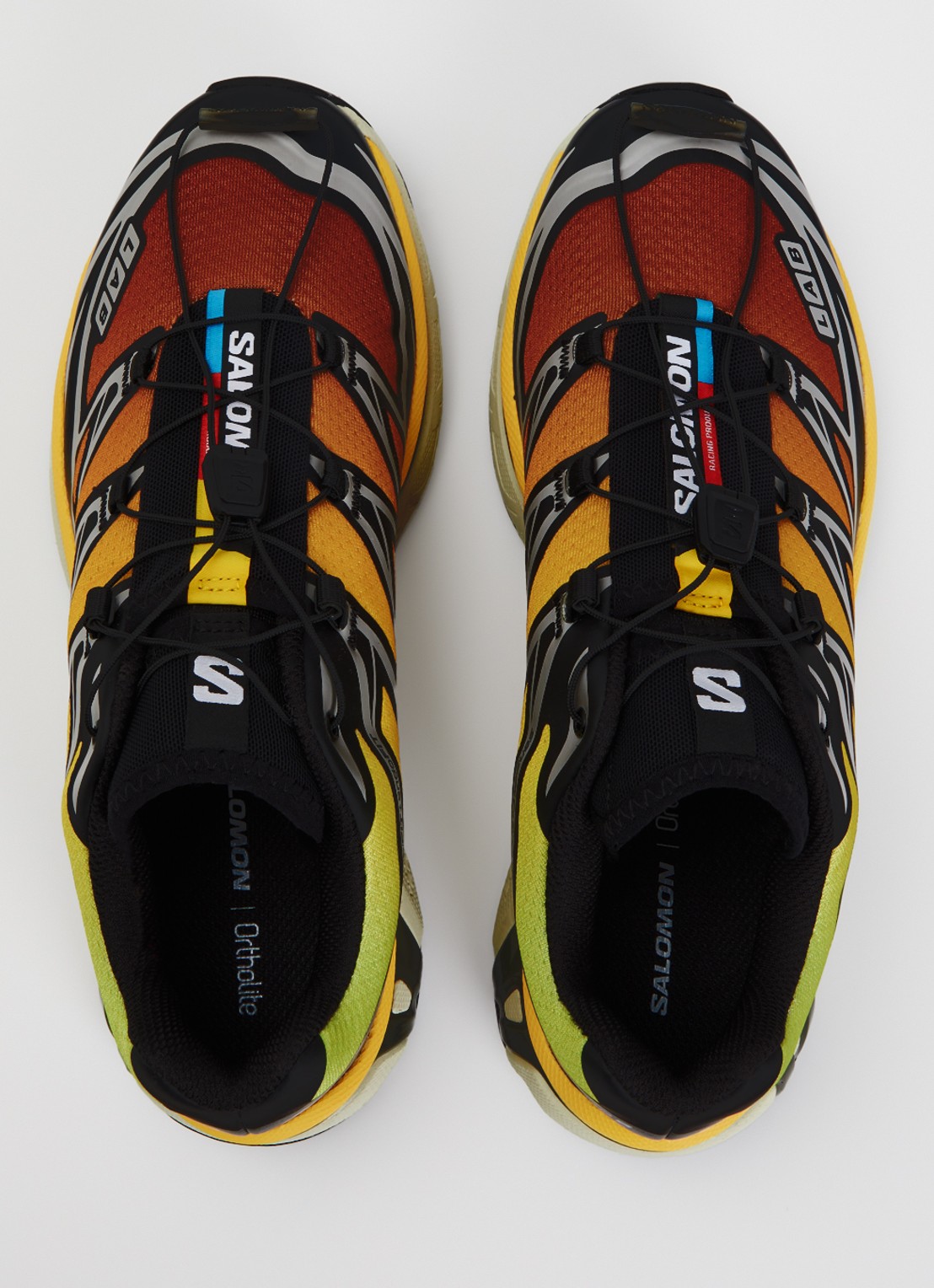 Salomon XT-6 sneaker met mesh details en logo - detail 2 zwart