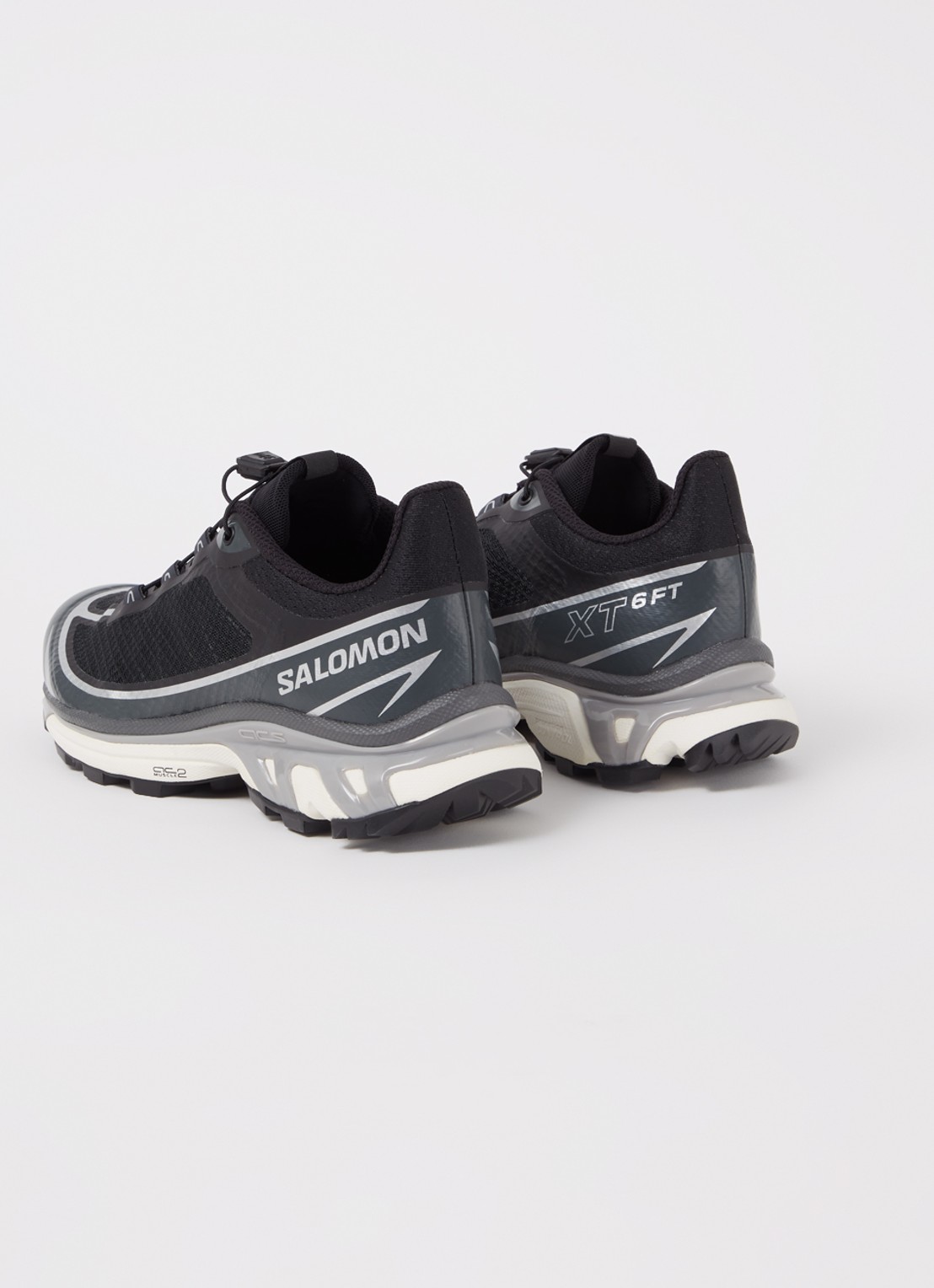 Salomon XT-6 sneaker met mesh details  - detail 2 antraciet