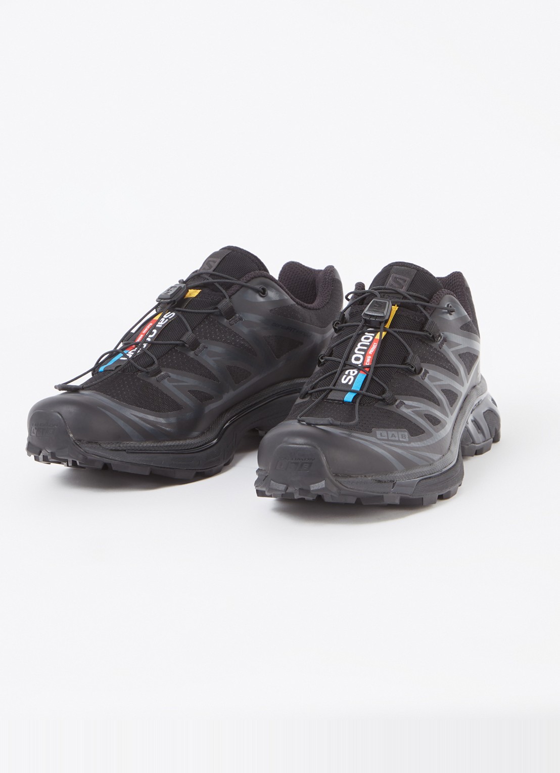 Salomon XT-6 sneaker met mesh details  - detail 2 zwart