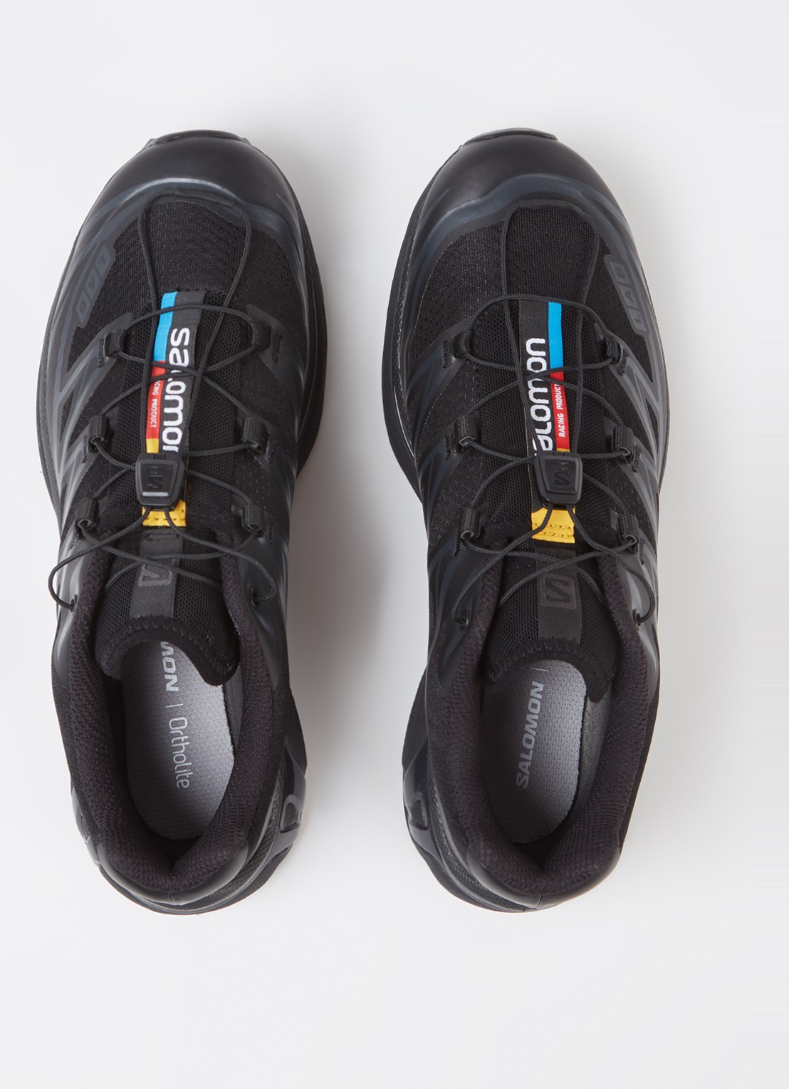 Salomon XT-6 sneaker met mesh details  - detail 4 zwart