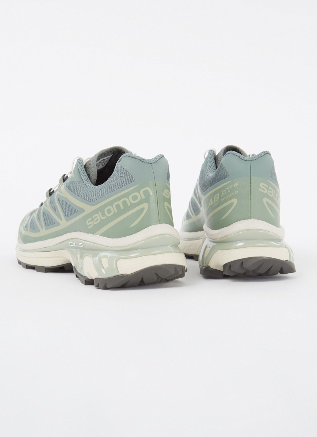 Salomon XT-6 sneaker met mesh details  - detail 3 groen
