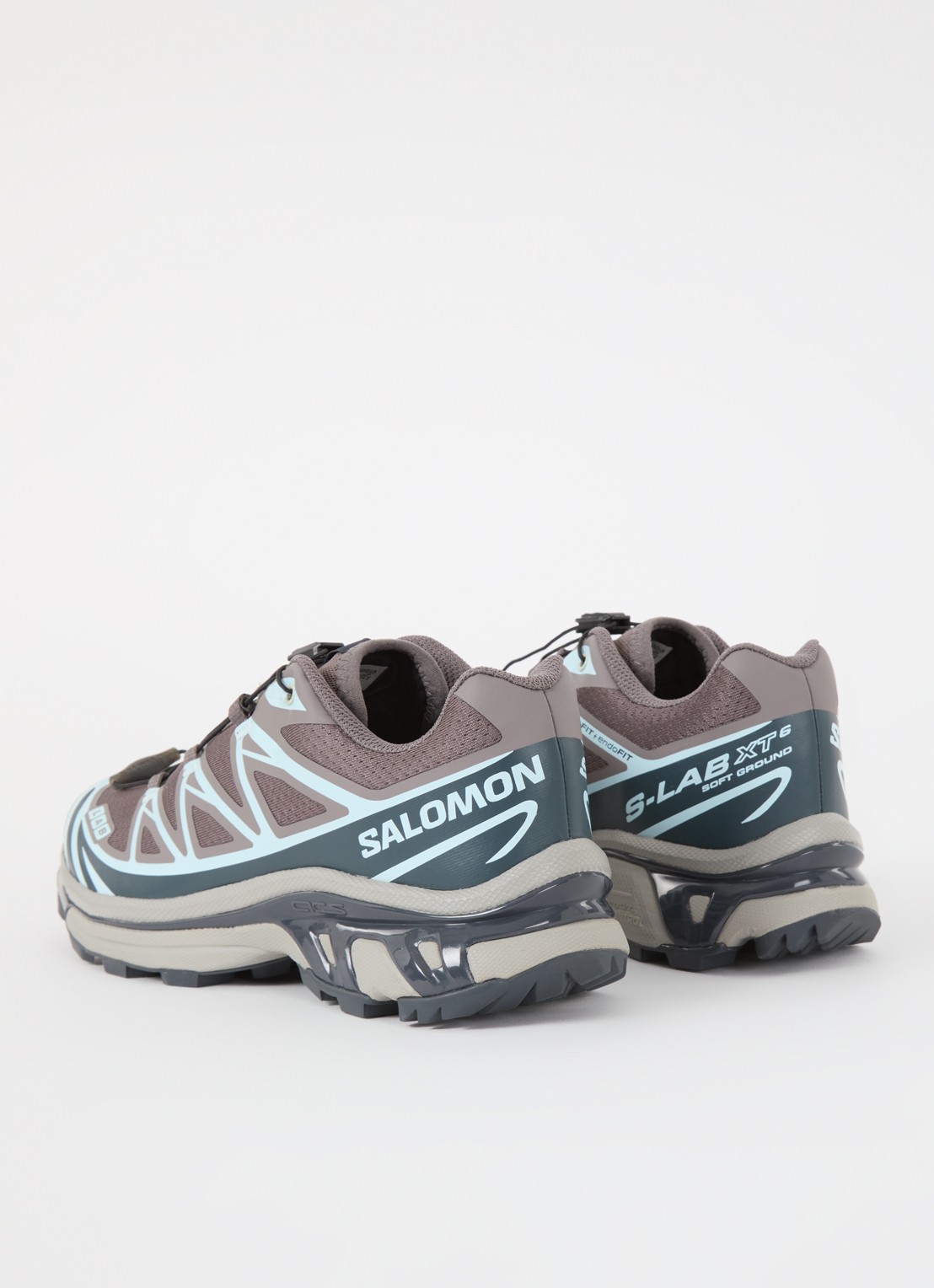 Salomon XT-6 sneaker met mesh details - achterkant 5 bruin