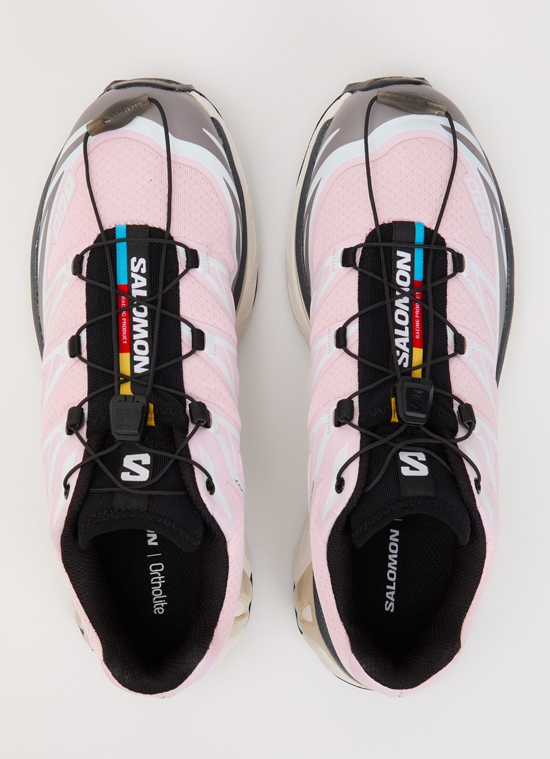 Salomon XT-6 sneaker met mesh details - detail 2 lichtroze