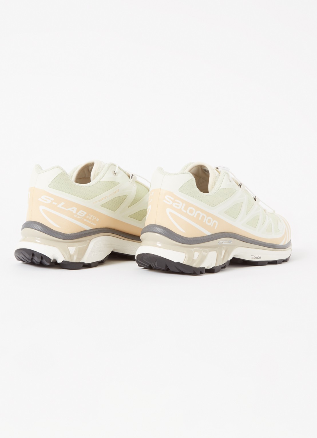 Salomon XT-6 sneaker met mesh details - detail 3 lindegroen