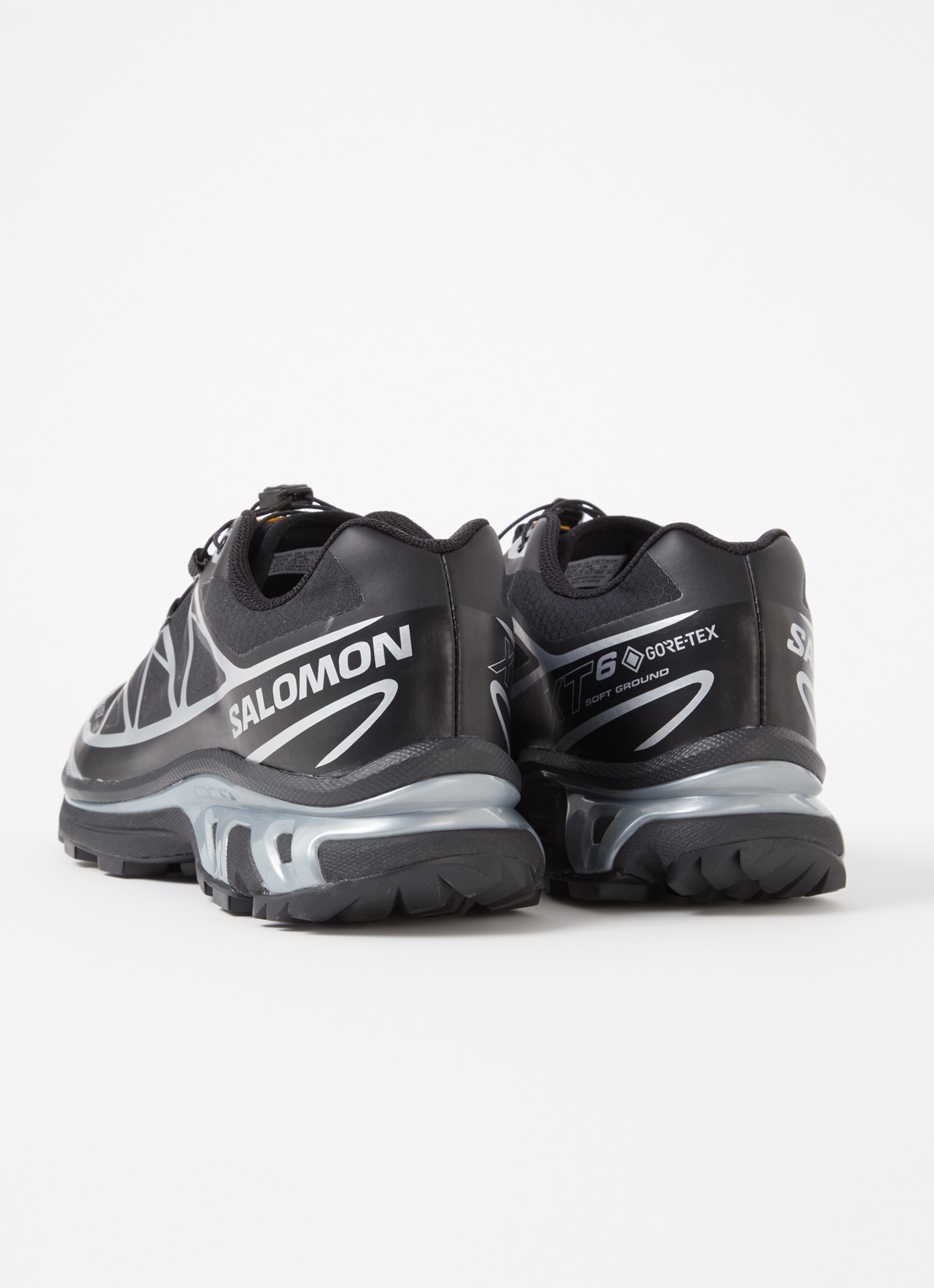 Salomon XT-6 sneaker met mesh details - achterkant 4 zwart