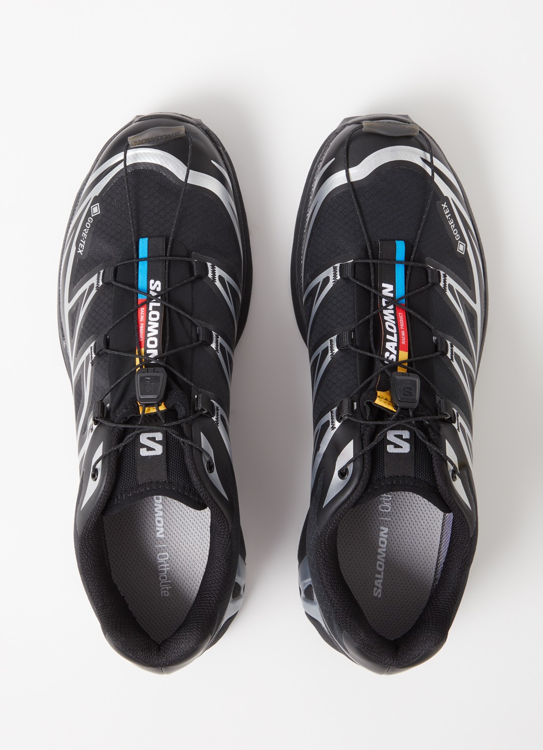 Salomon XT-6 sneaker met mesh details - detail 2 zwart