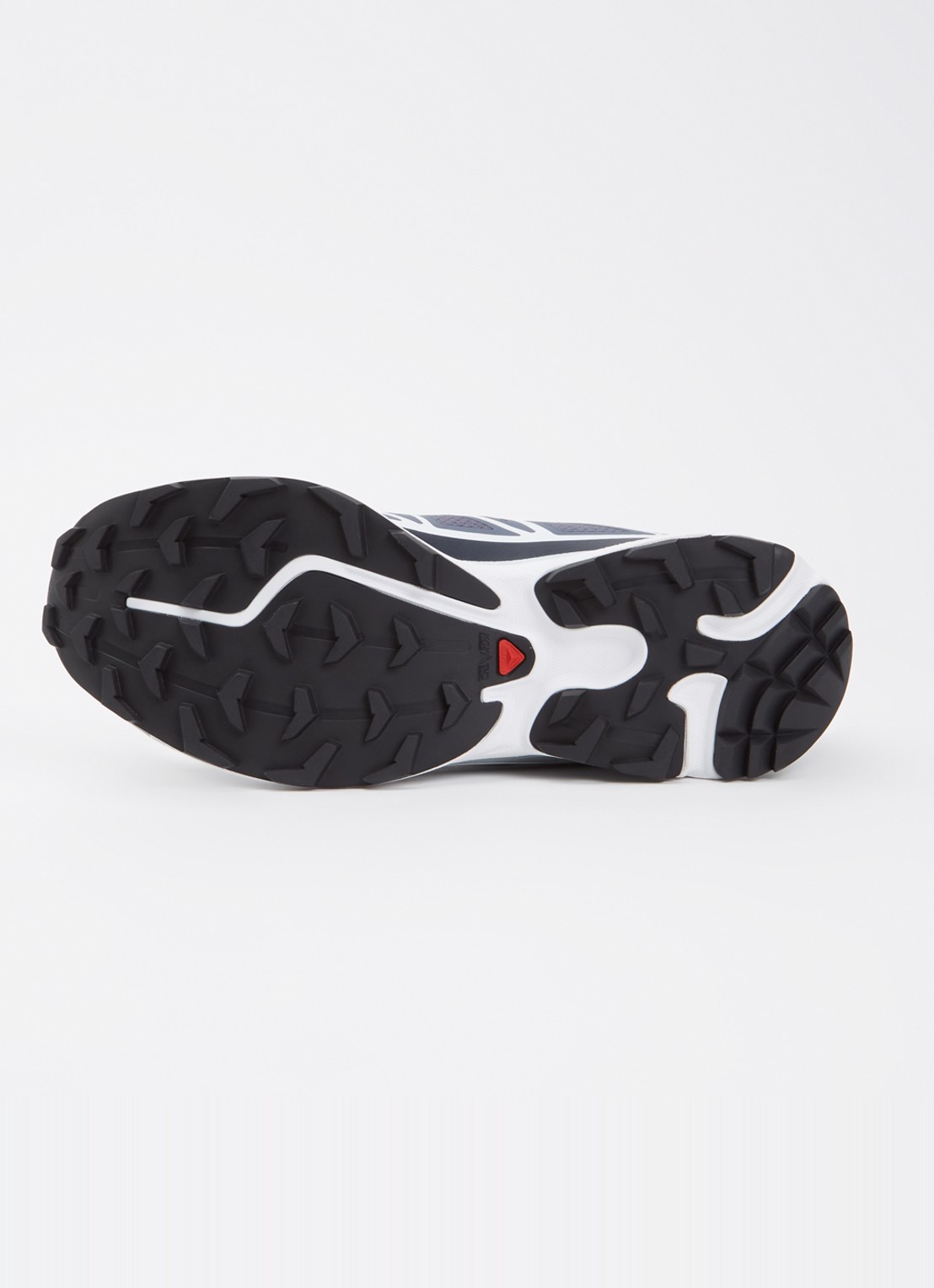 Salomon XT-6 sneaker met mesh details - detail 5 staalblauw