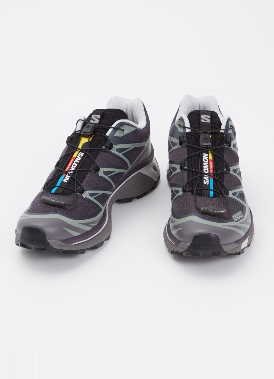 Salomon XT-6 sneaker met mesh details - detail 2 aubergine