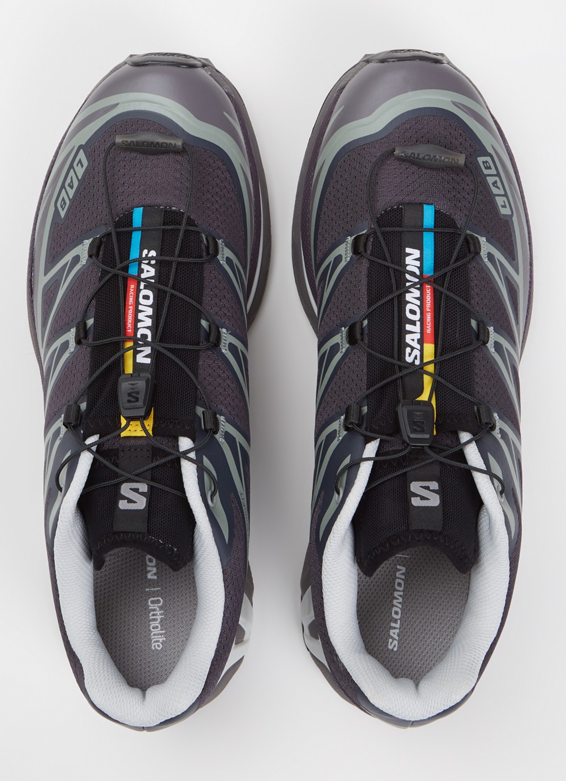 Salomon XT-6 sneaker met mesh details - detail 3 aubergine