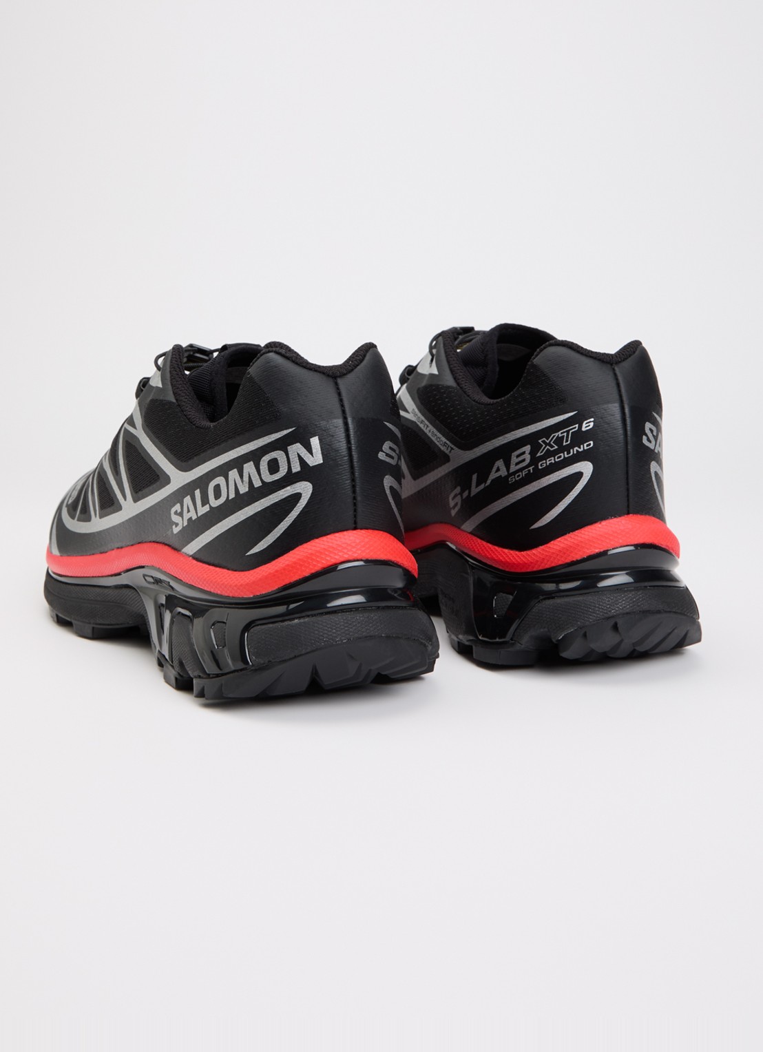 Salomon XT-6 sneaker met mesh details - achterkant 5 zwart