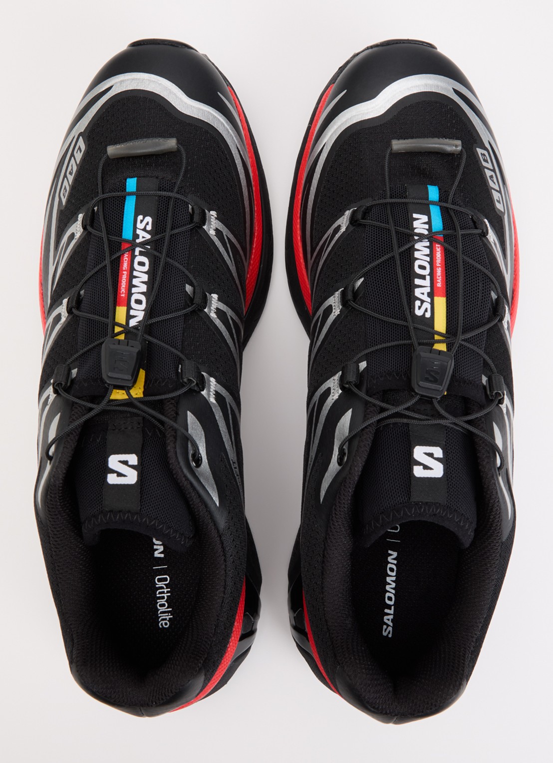 Salomon XT-6 sneaker met mesh details - detail 2 zwart