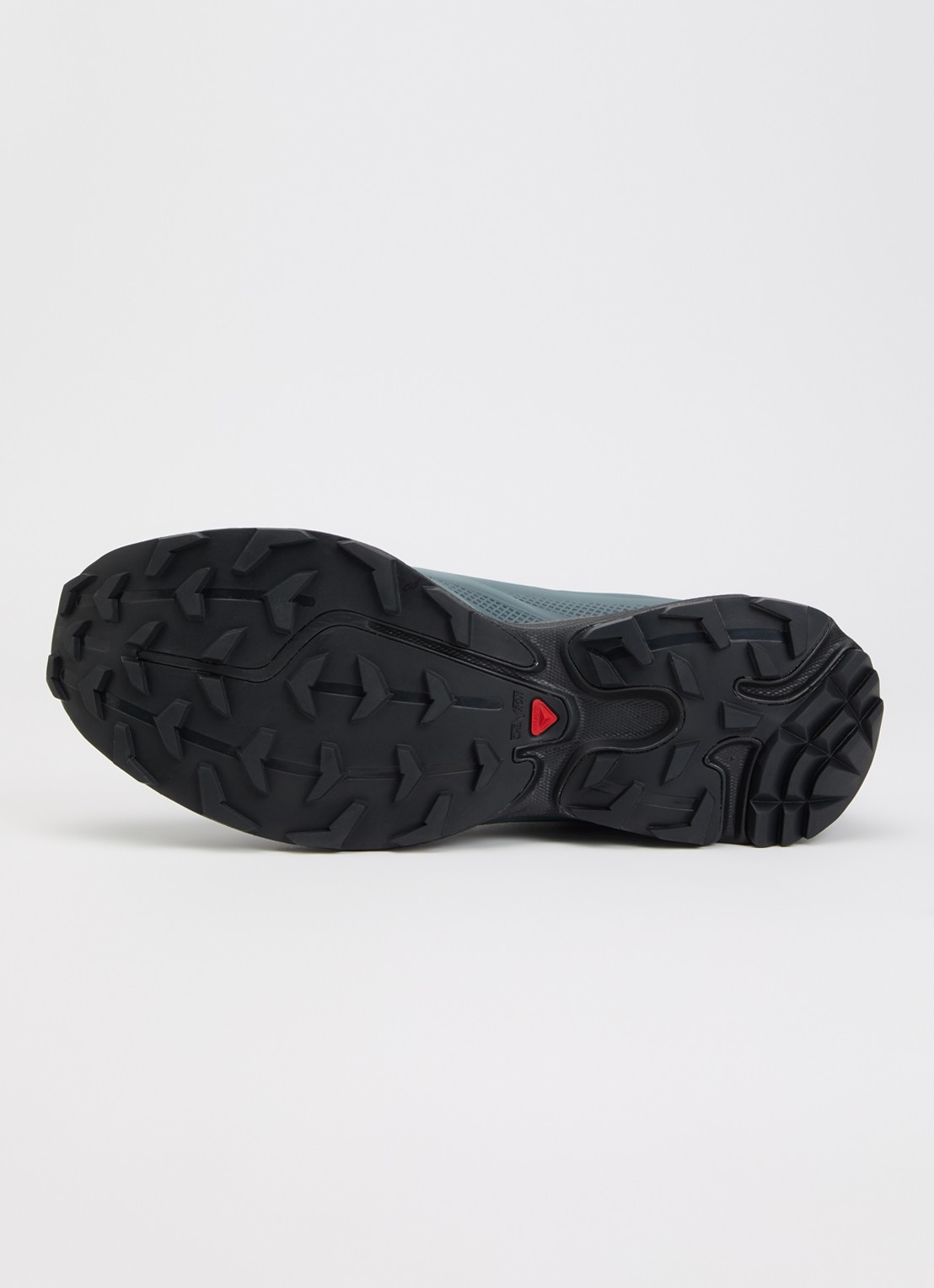 Salomon XT-Evo sneaker met details van mesh - detail 5 staalblauw