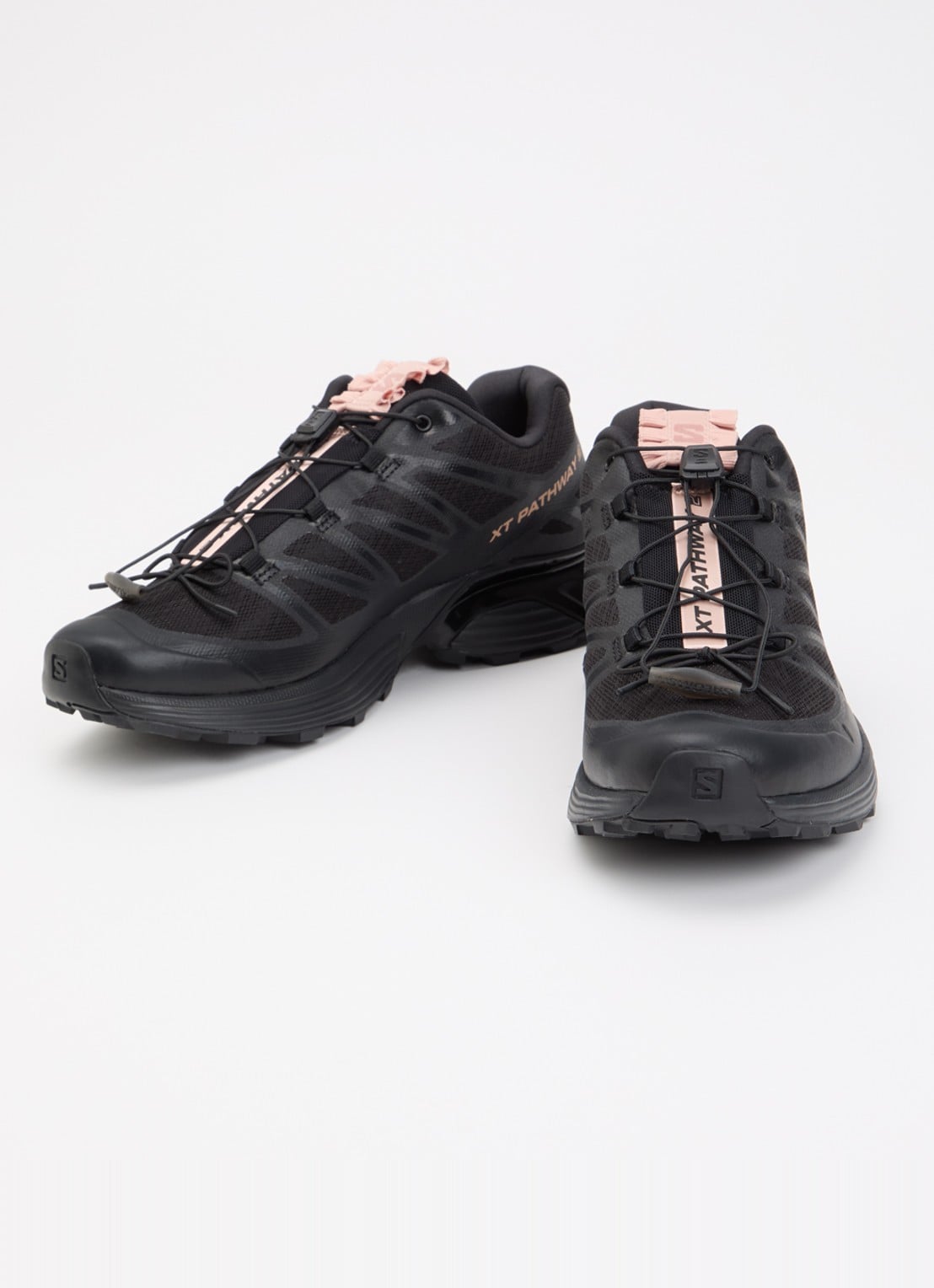 Salomon XT-Pathway 2 sneaker met mesh details - detail zwart
