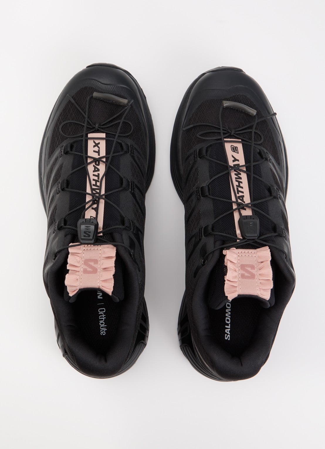 Salomon XT-Pathway 2 sneaker met mesh details - detail 2 zwart