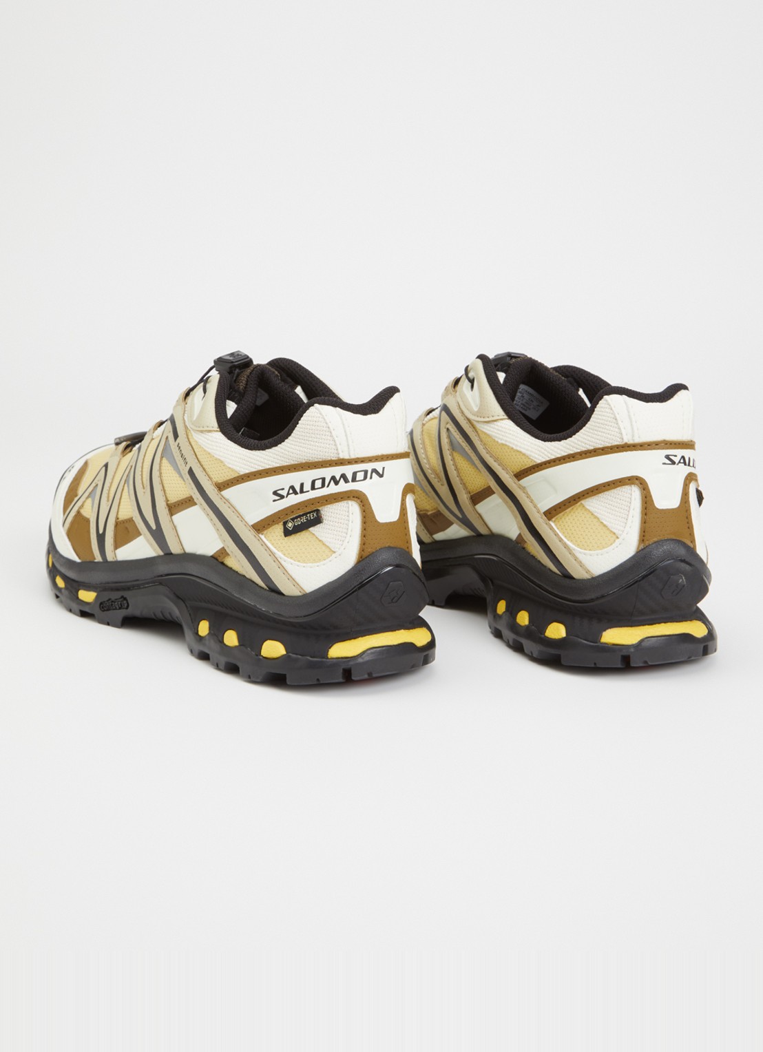 Salomon XT-Quest GTX sneaker met logo - achterkant 4 geel