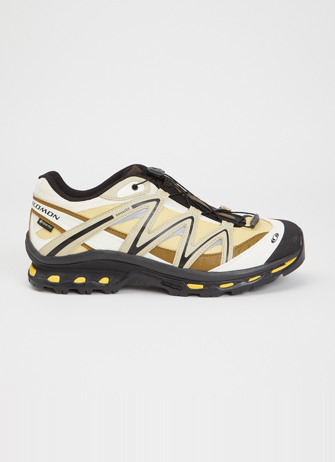 Salomon XT-Quest GTX sneaker met logo - voorkant 5 geel
