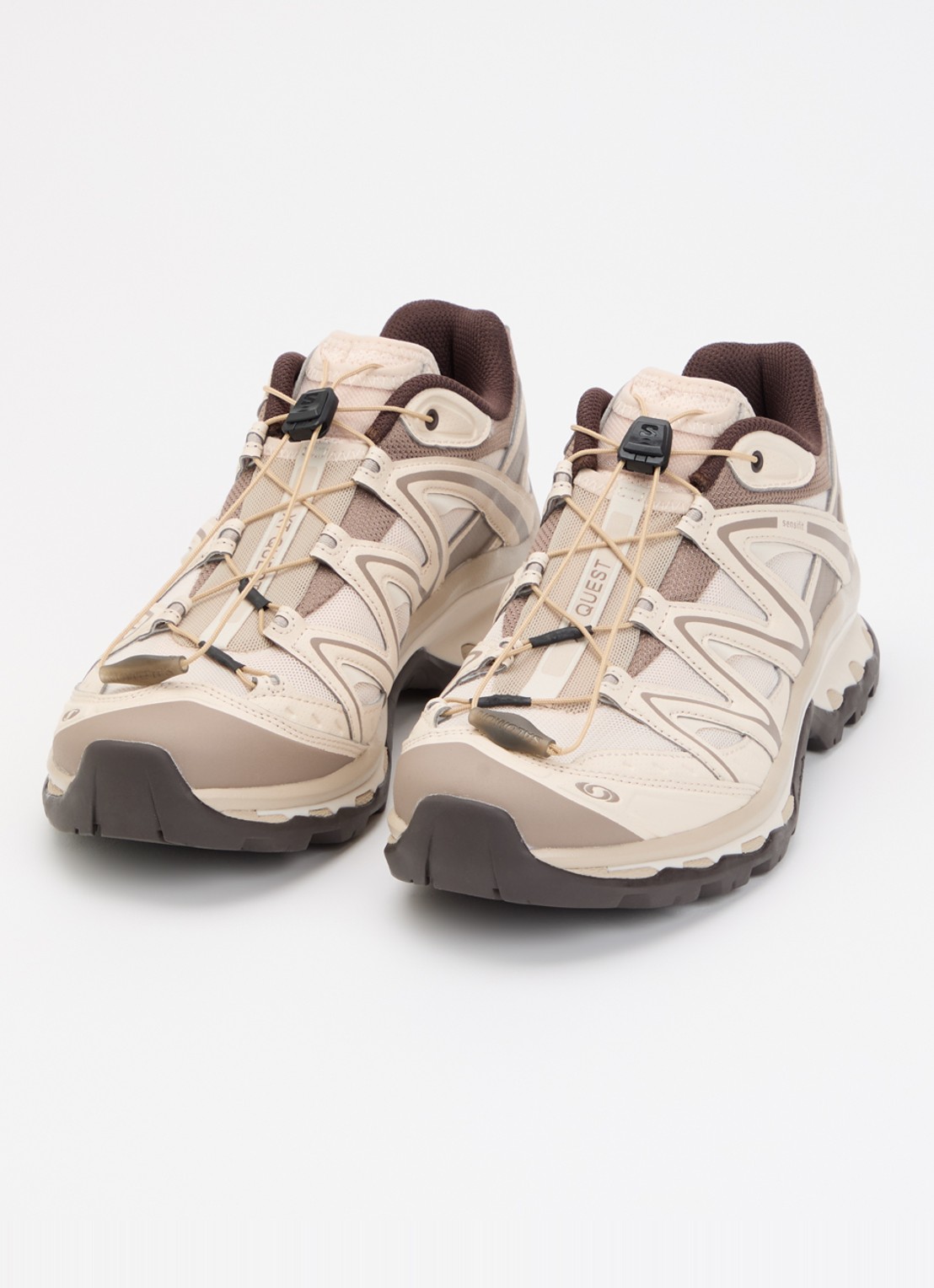 Salomon XT-Quest sneaker met mesh details - detail 2 beige