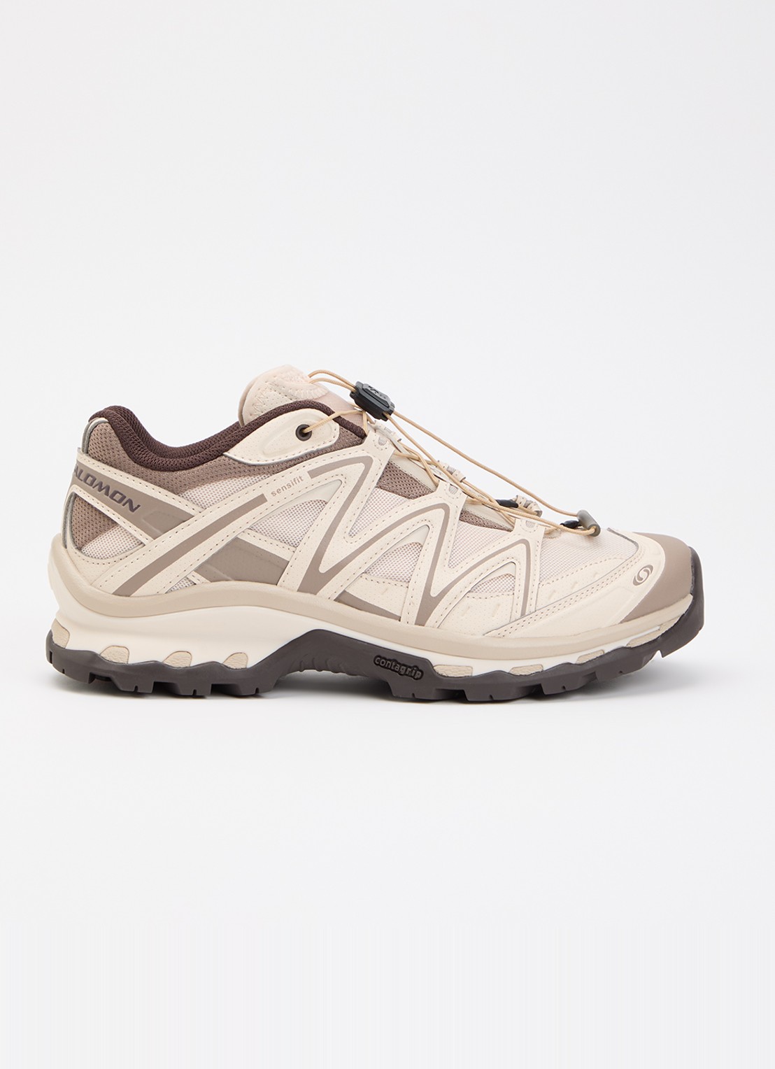Salomon XT-Quest sneaker met mesh details - voorkant 5 beige