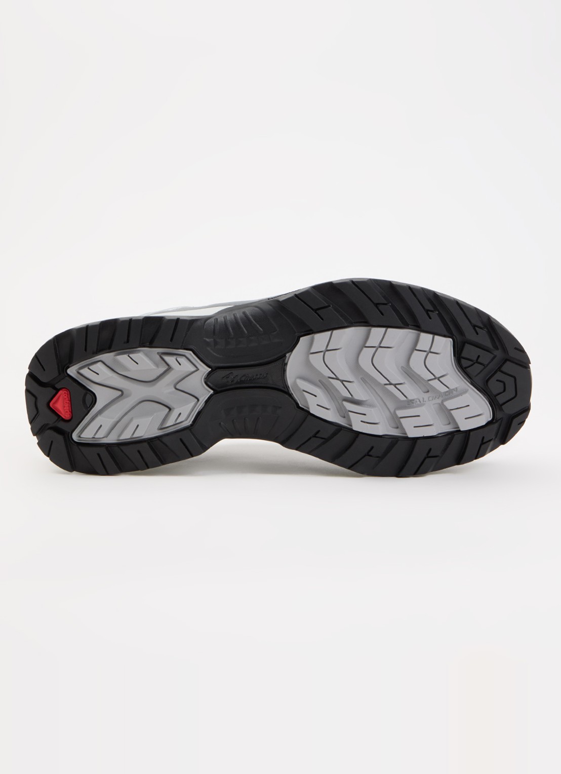 Salomon XT-Quest sneaker van mesh met logo - detail 3 lichtgrijs