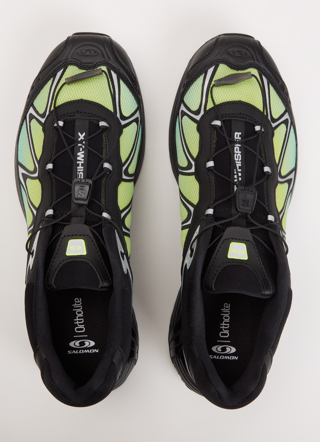 Salomon XT-Whisper sneaker met details van mesh - detail 4 groen