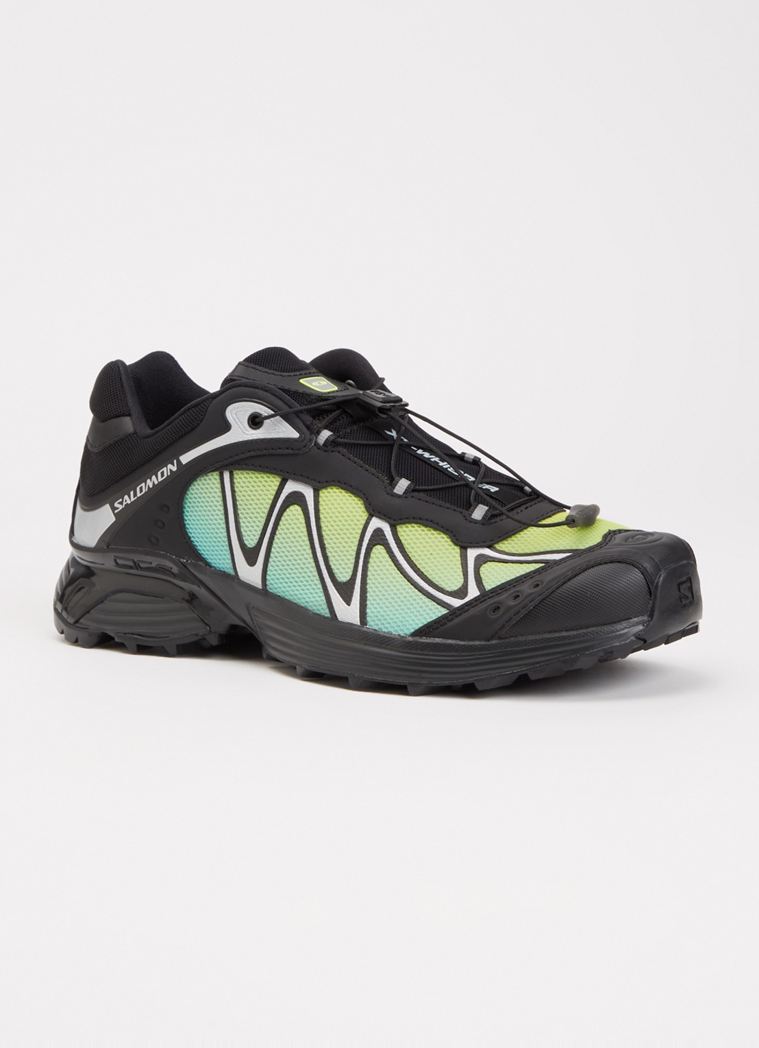 Salomon XT-Whisper sneaker met details van mesh - voorkant groen