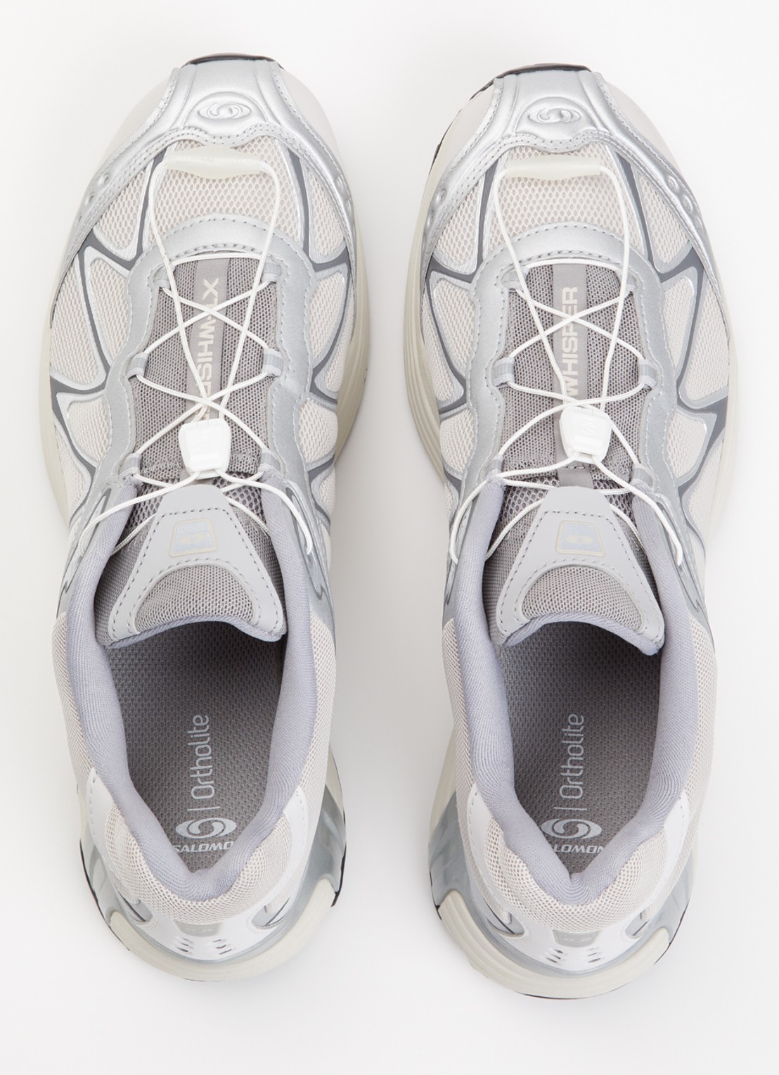 Salomon XT-Whisper sneaker met details van mesh - detail 2 zilver