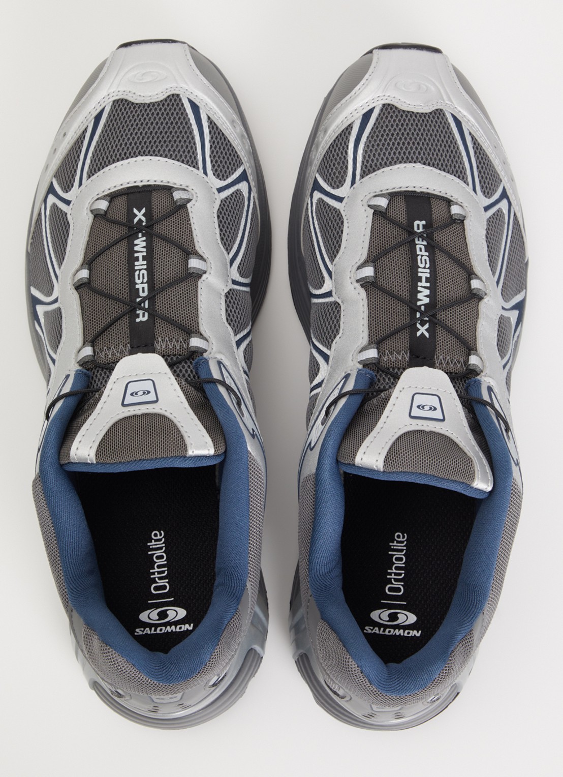 Salomon XT-Whisper sneaker met details van mesh  - detail 3 zilver