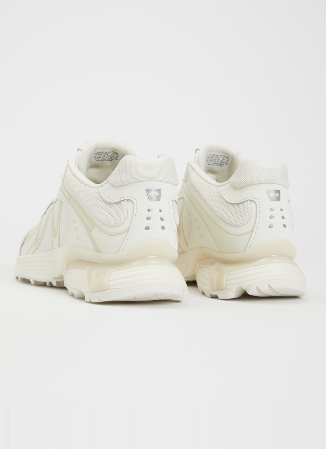 Salomon XT-Whisper sneaker met logo - achterkant ivoor