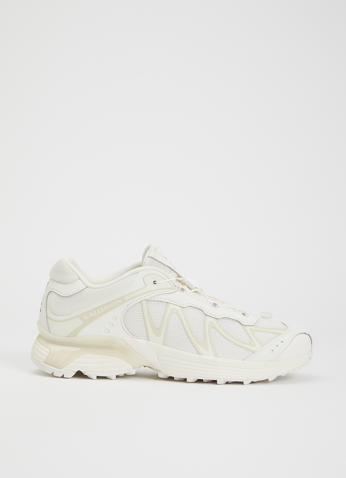Salomon XT-Whisper sneaker met logo - voorkant 2 ivoor