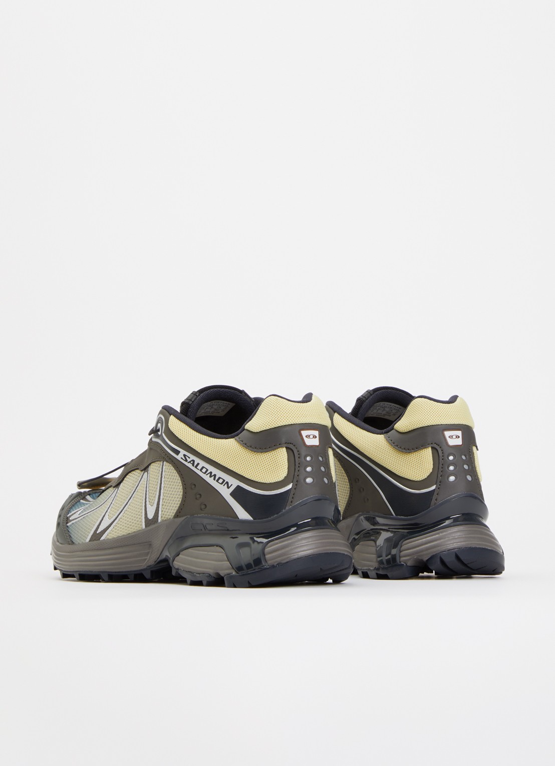 Salomon XT-Whisper sneaker met mesh details - achterkant zwart