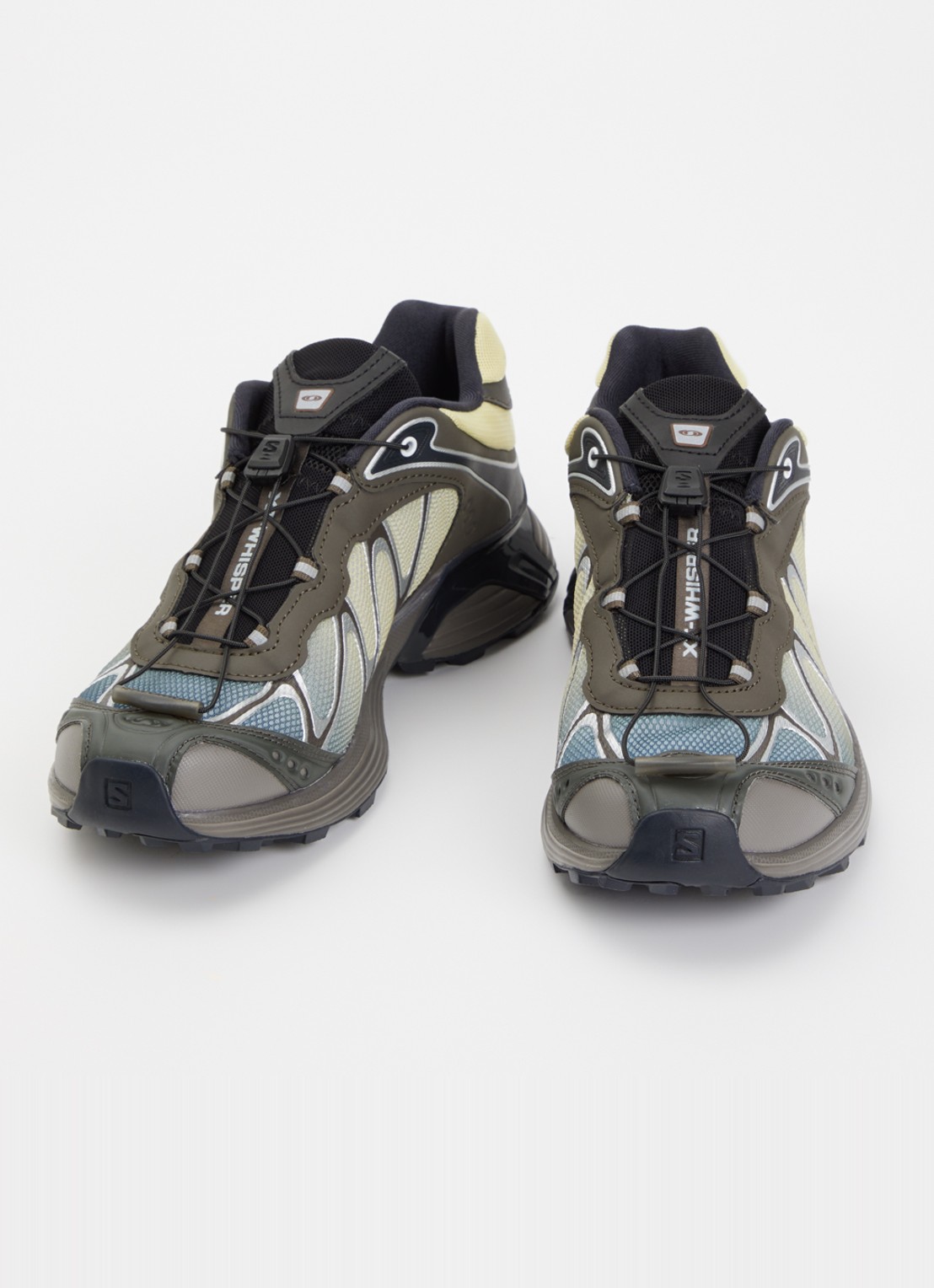 Salomon XT-Whisper sneaker met mesh details - detail 3 zwart